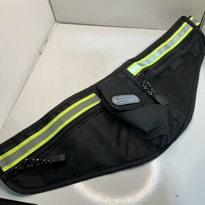 Sportline Walking Shop Black Reflective Neon Fanny Pack Running Pack 32-45”